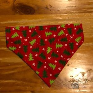 Holiday dog bandanna
